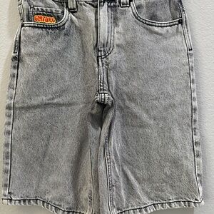 Empyre Stonewashed Gray Kids Shorts
